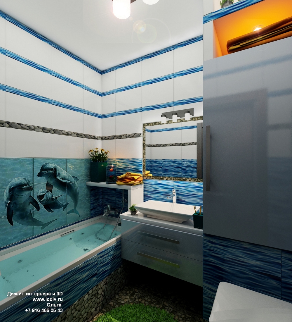 дизайн ванной