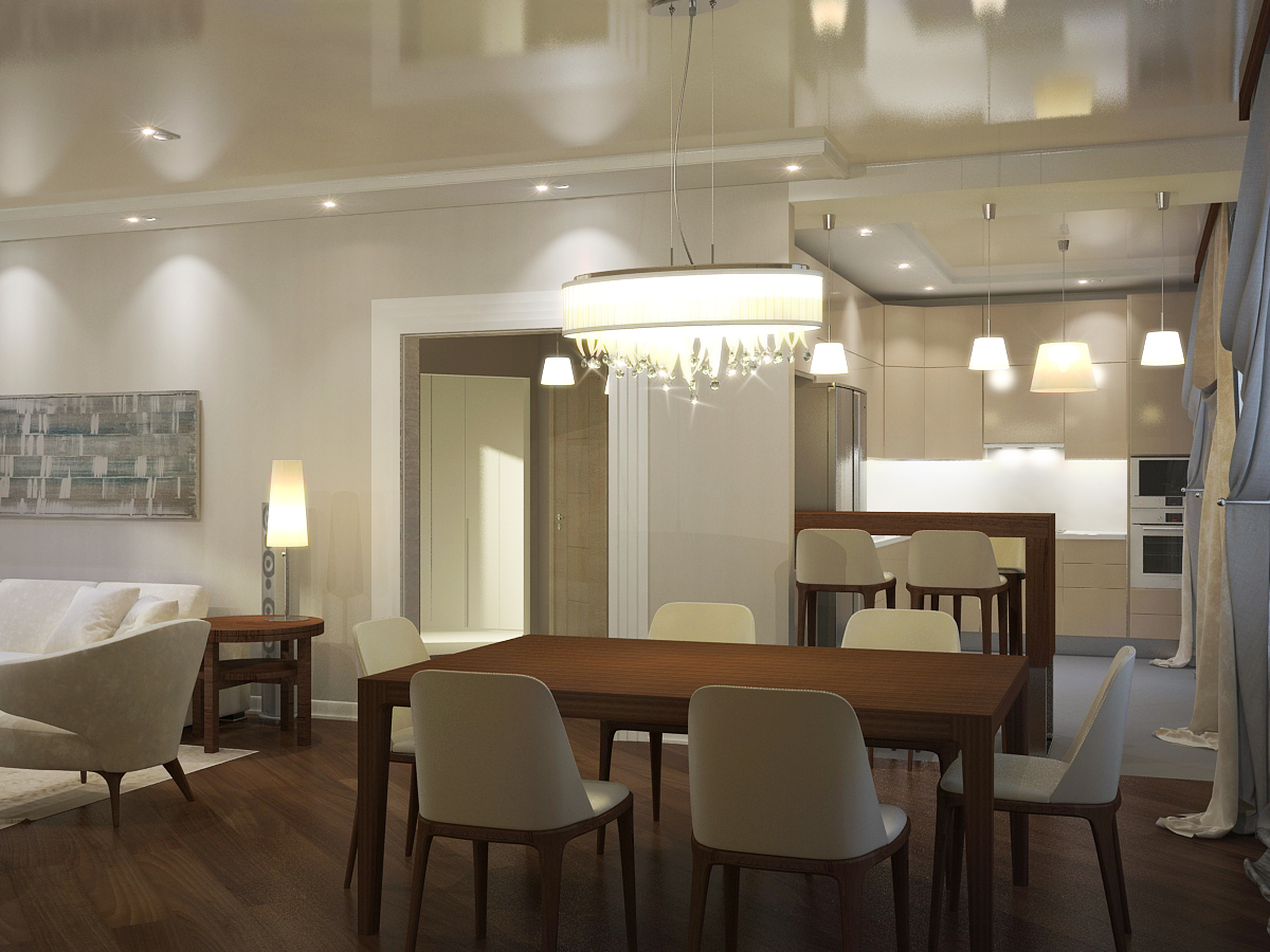 Дизайн таунхауса в г. Долгопрудный, ЖК Набережный