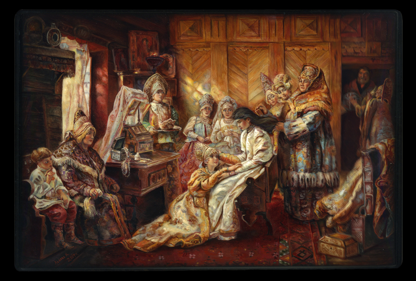 копия картины "Убор невесты"