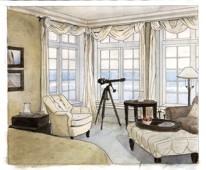 Комната общий вид