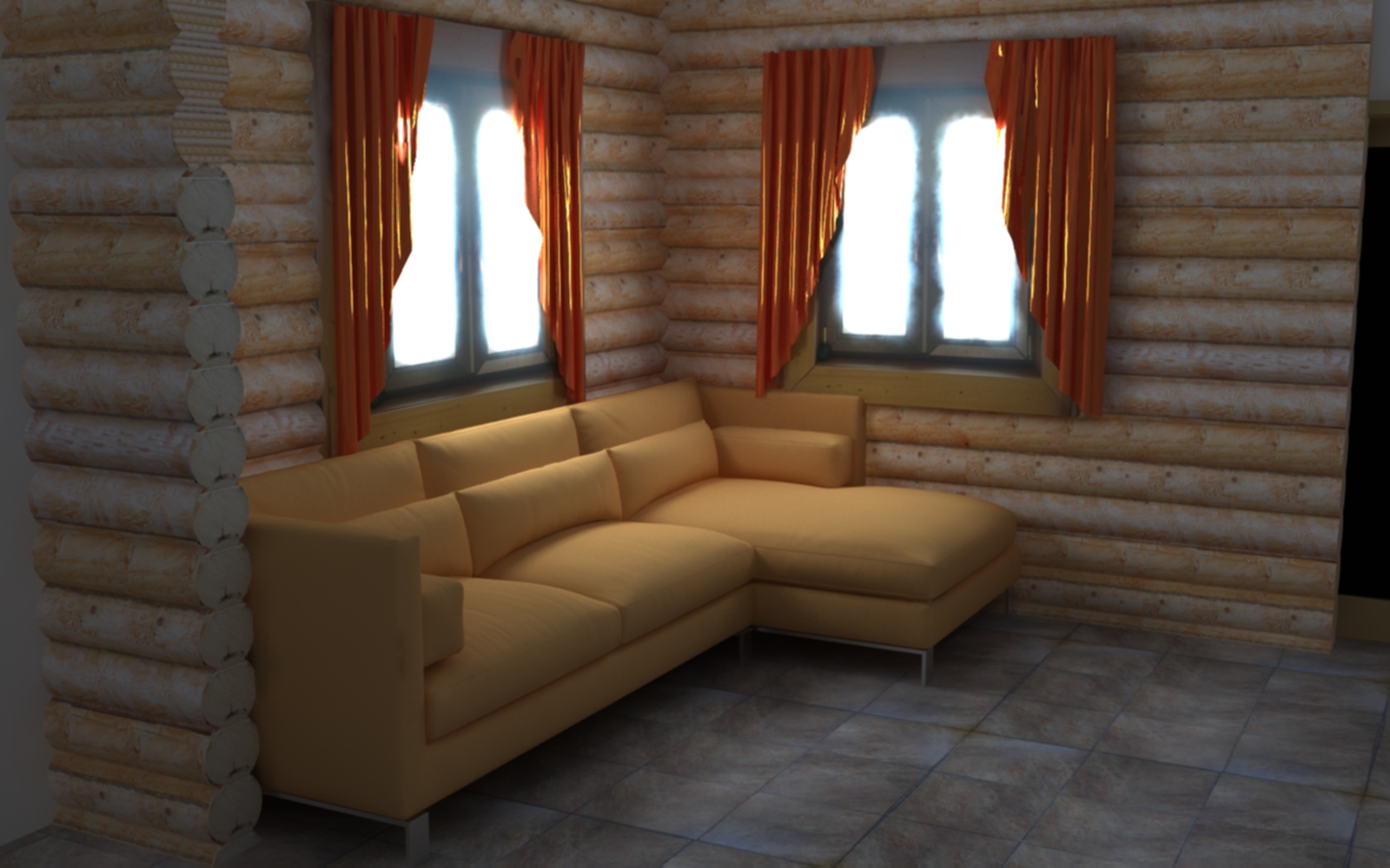 Интерьер гостинной.