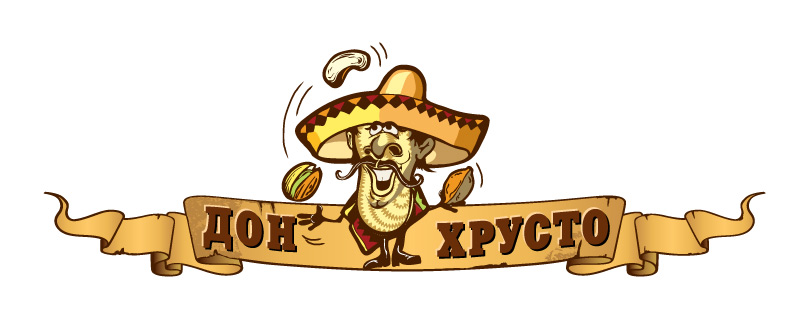 Разработка персонажа для Орехов "Дон Хрусто"