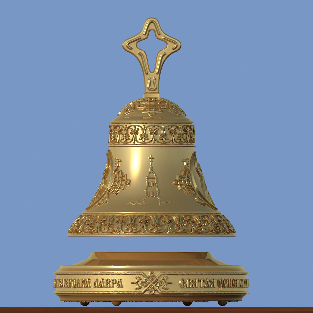 Колокольчик сувенирный "Вызов адьютанта". Вид 2