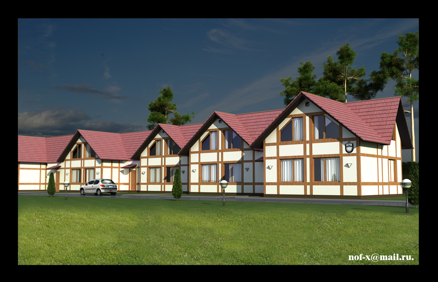 Визуализация таунхауса