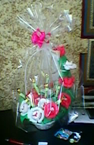 букет из конфет