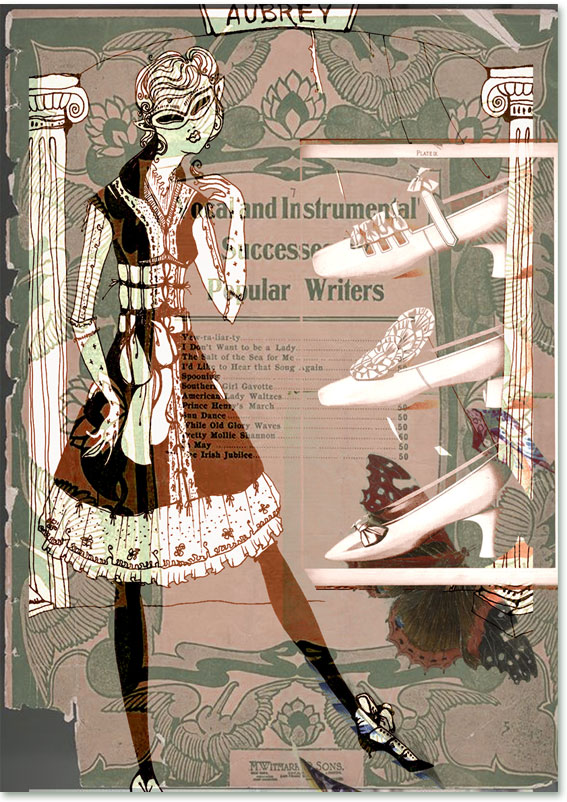 Эскиз к коллекции "Кукла для Бердслея"