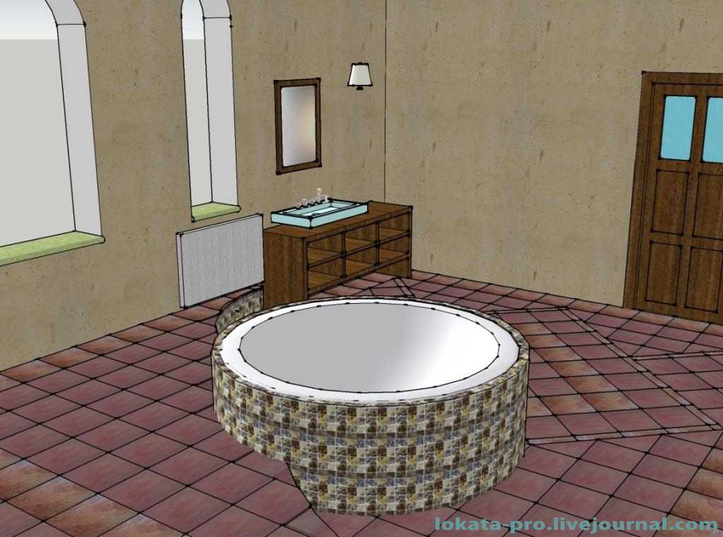 Санузел при спальной комнате