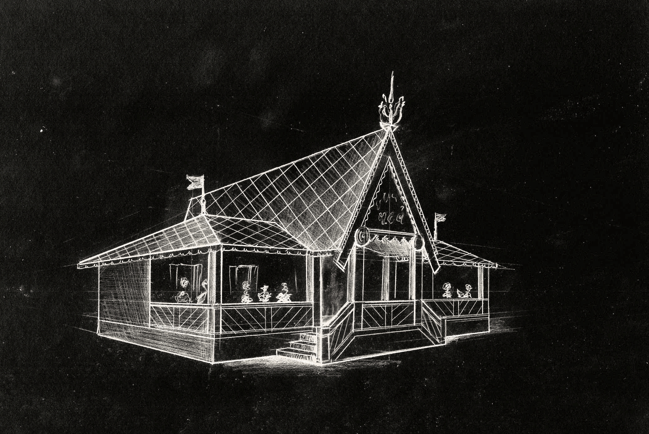 Домик для продажи чая