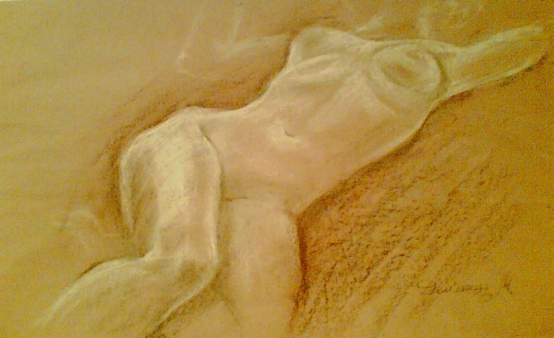 оголена натура. етюд