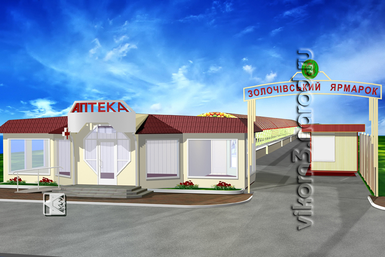 Визуализация макета рынка