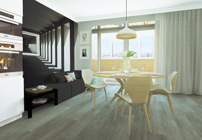 Столовая. Дизайн и визуализация