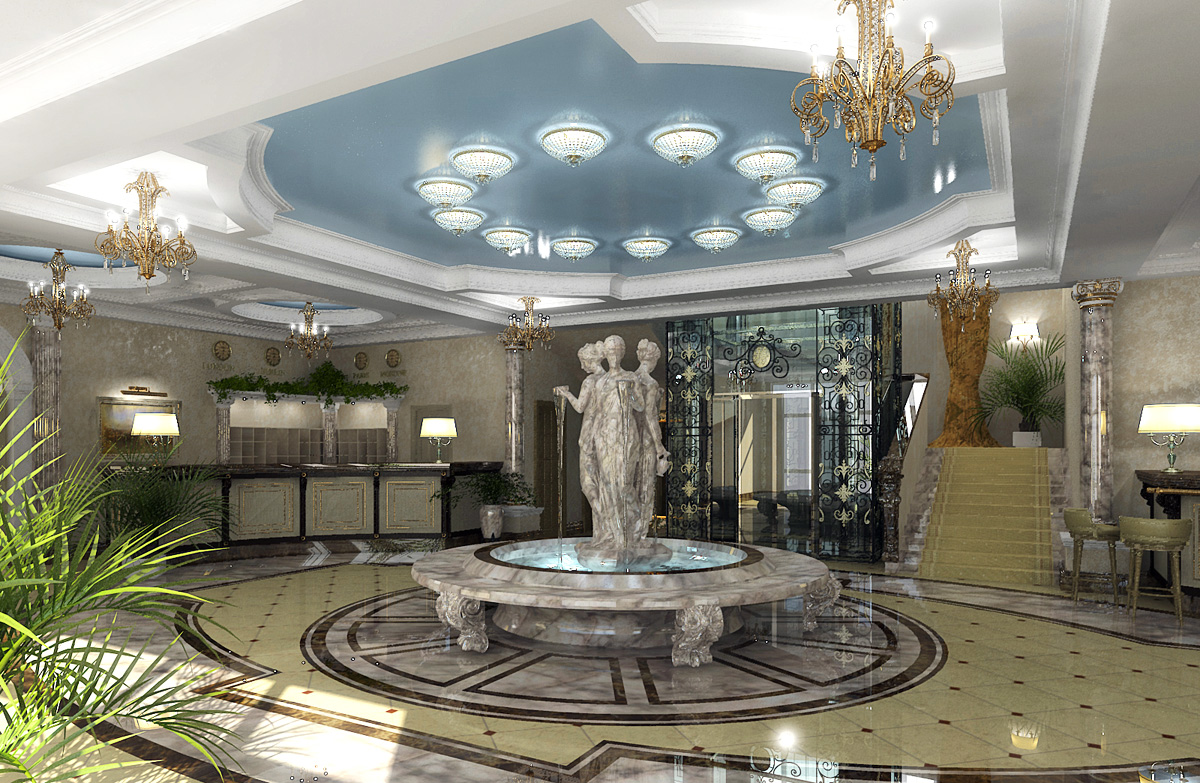 холл гостинницы