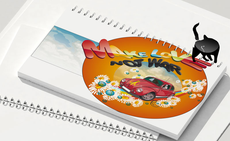 Дизайн принта на футболку