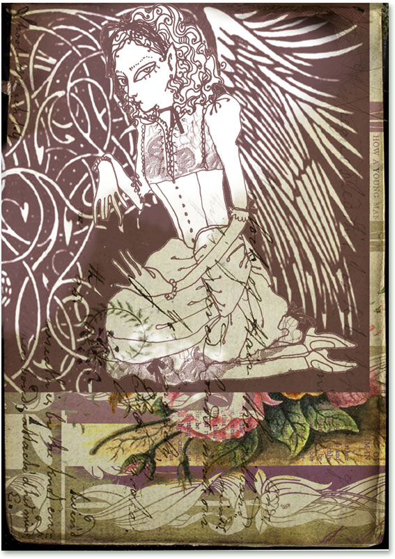 Эскиз к коллекции "Кукла для Бердслея"