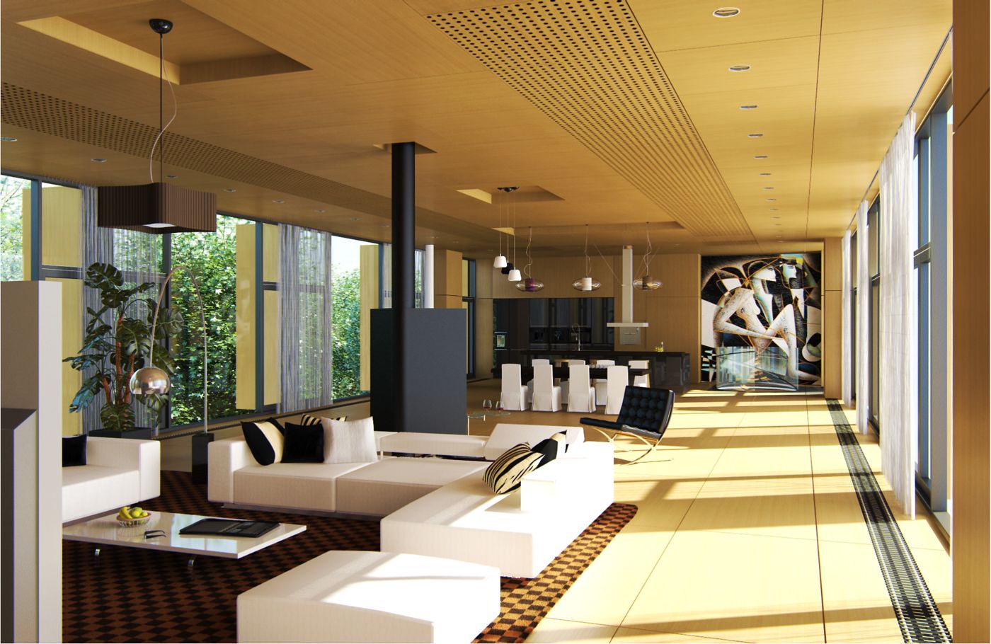 Интерьер гостинной