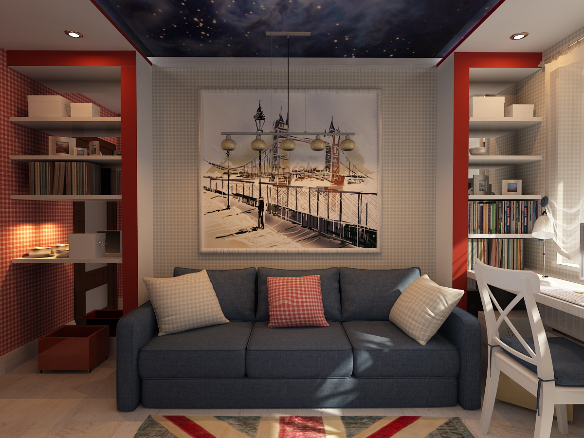 детская в стиле лондон