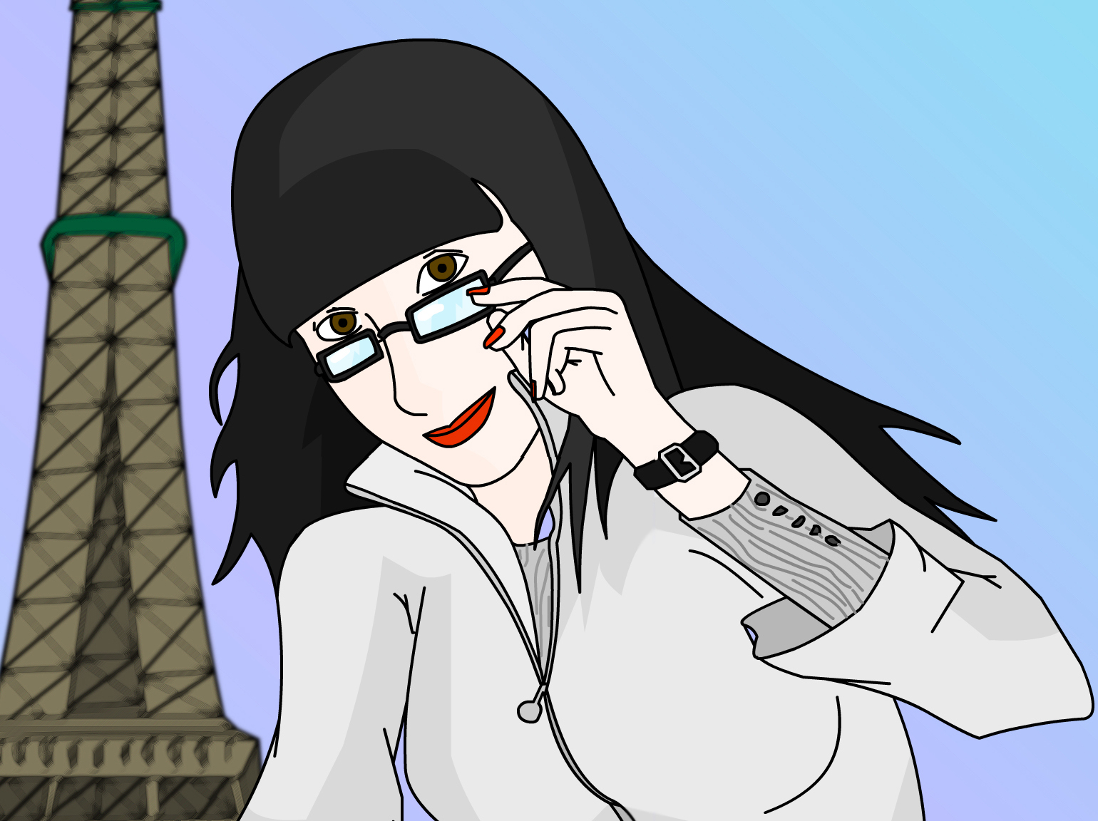 Просто один из моих рисунков от души)