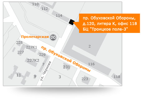 Карта для сайта "Бухгалтерское дело"