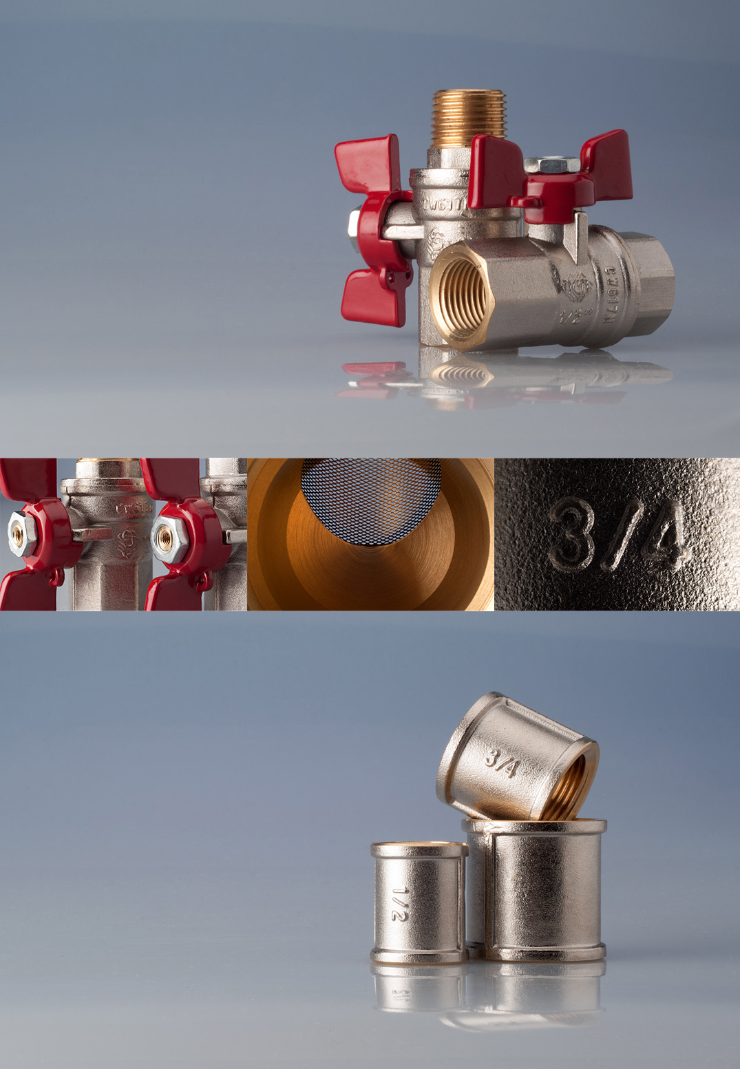 Съемка сантехнической арматуры для рекламных материалов