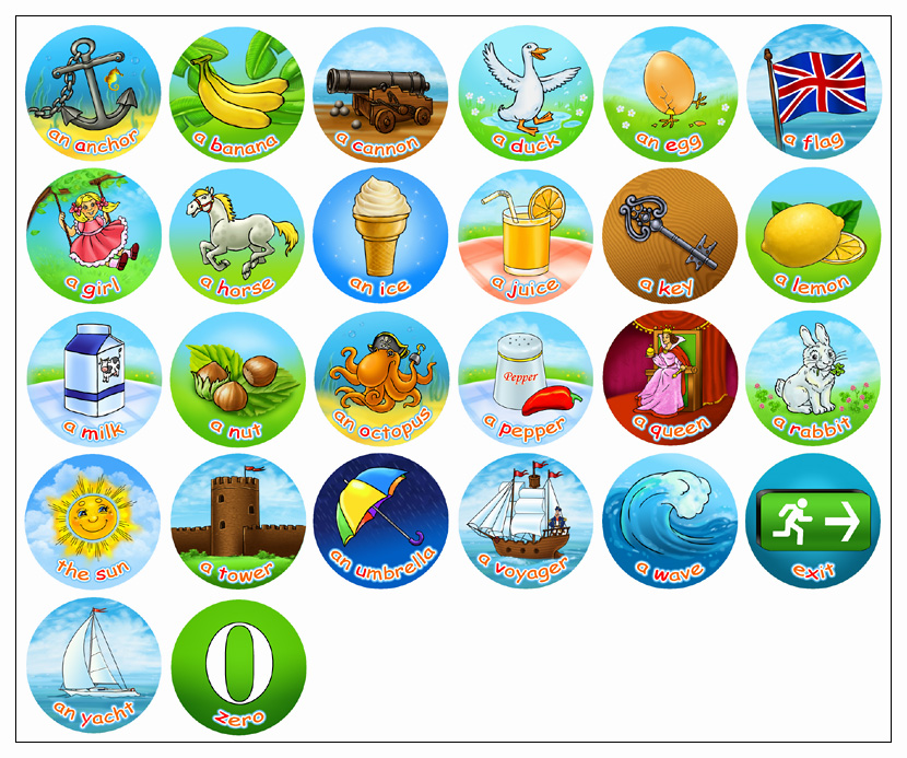 Английская Азбука.