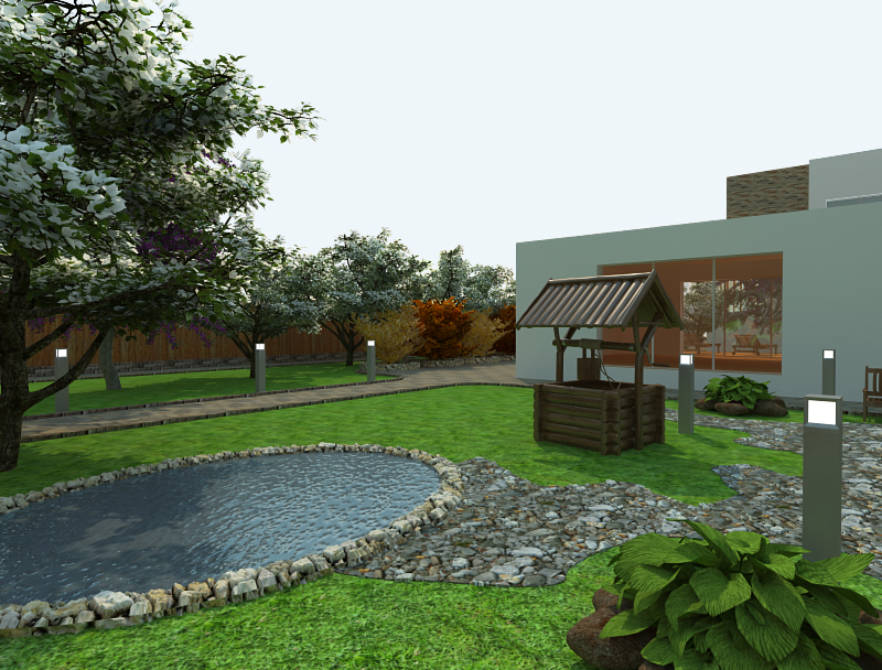 Разработка рекреационной зоны дворового пространства