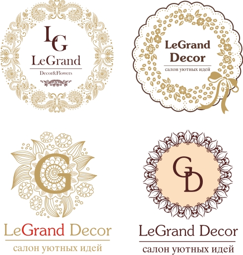 Логотип "LeGrand". Салон декора.