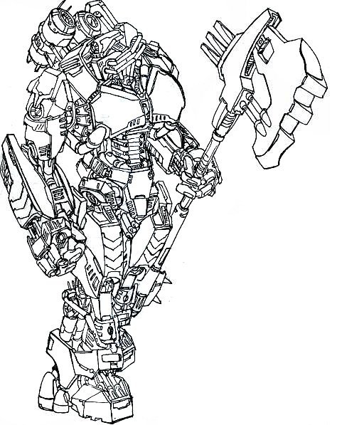 Робот. Гелевая ручка