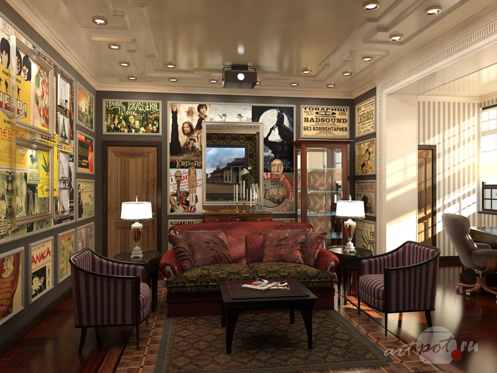 Дизайн и визуализация интерьера квартиры. Два варианта