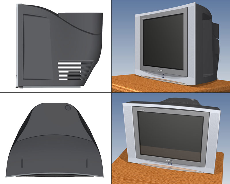 Телевизор 21" с сабвуфером (2006 г.)