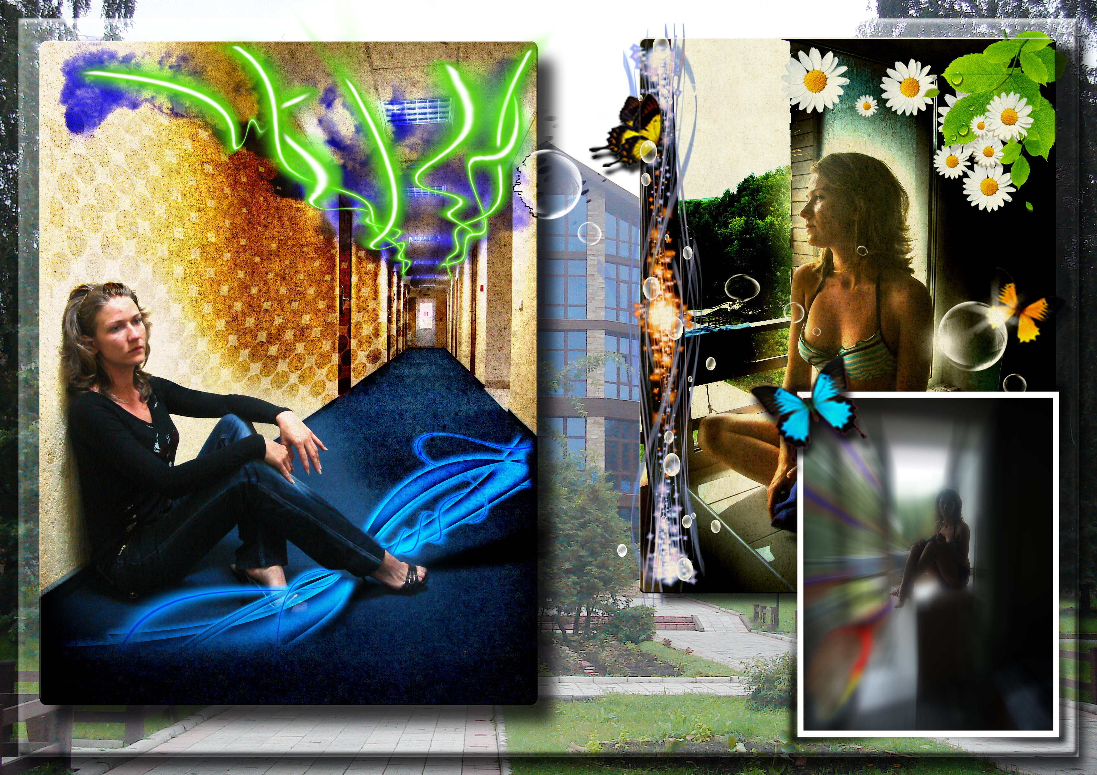 коллаж на Алтае