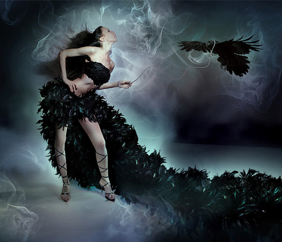 "Ворона" (художественная фотография)