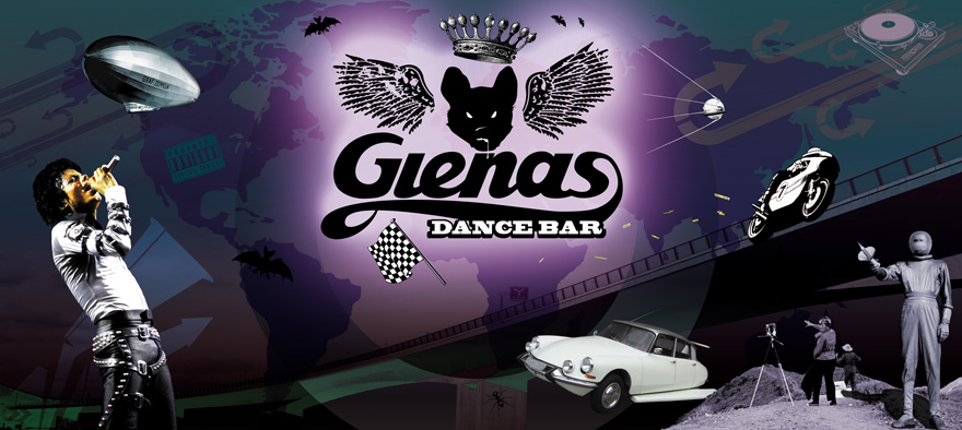 фирменный стиль ночного клуба GIENAS