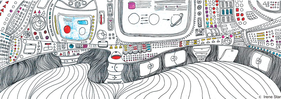 Иллюстрация к книге "Путеводитель хитч-хайкера по галактике"