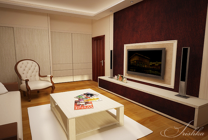 Дизайн гостинной комнаты-8