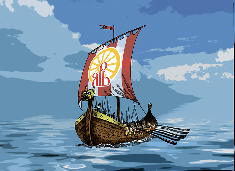 Отрисовка сюжета для футболки