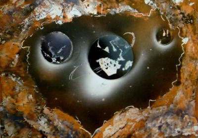 Аэрография "Из жерла вулкана"