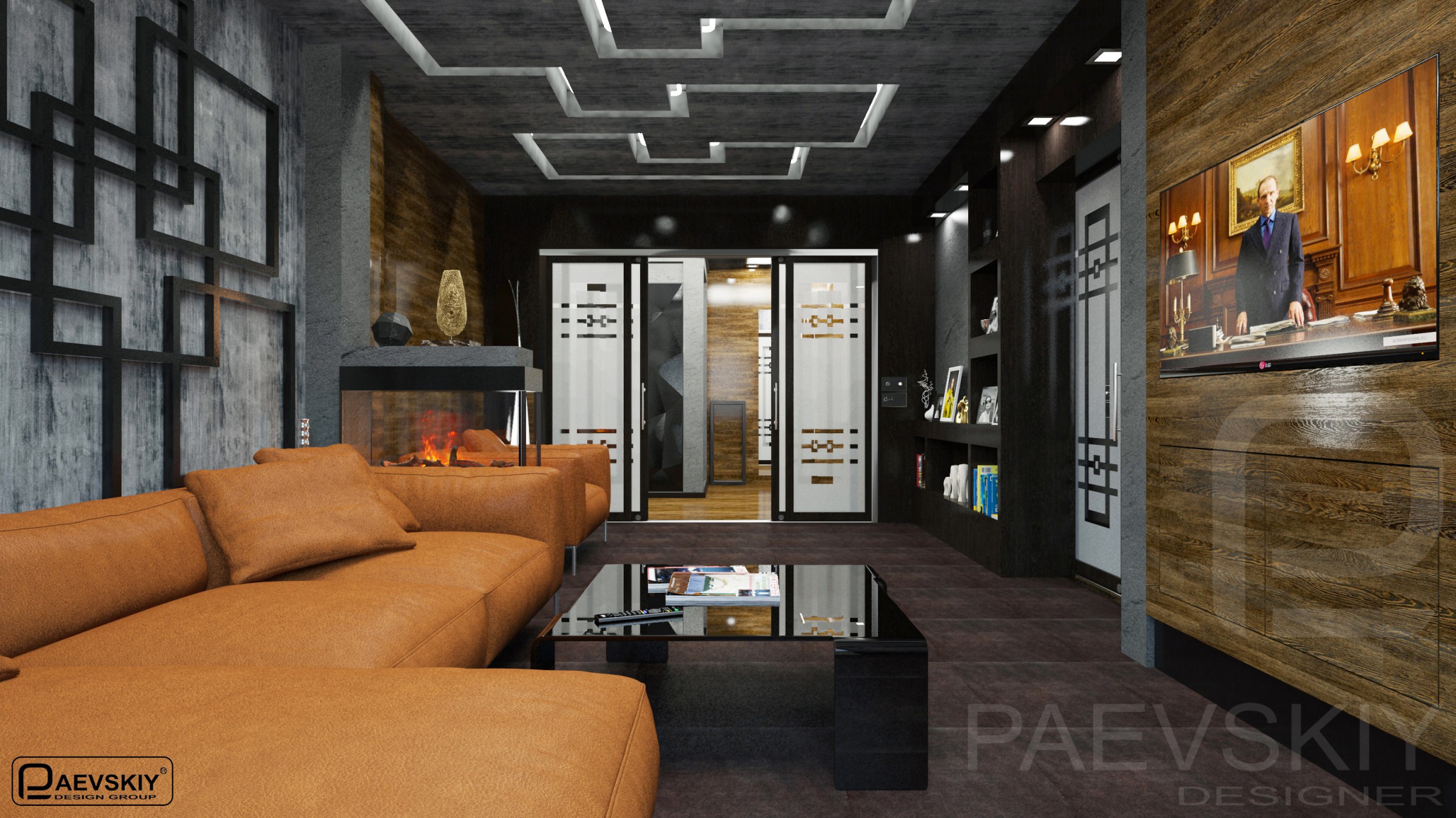 Гостиная в современном стиле