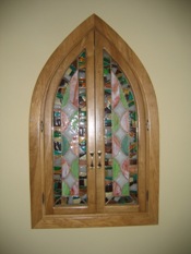 витраж с подсветкой "фьюзинг"."тиффани"