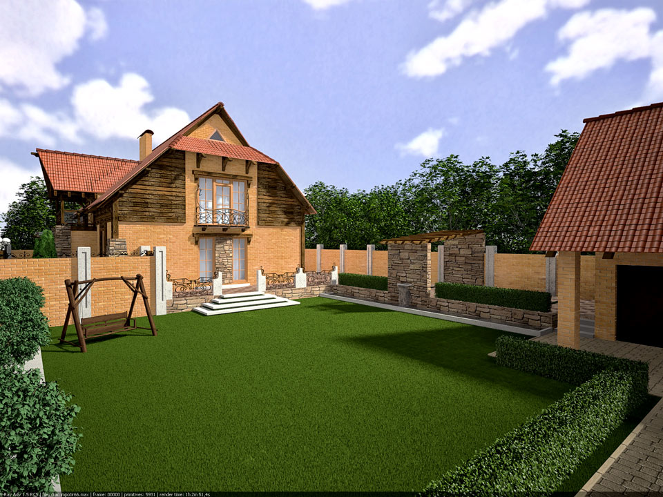 Дизайн проект коттеджа