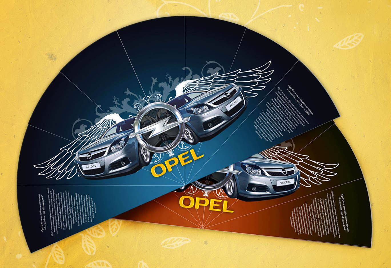 рекламный веер