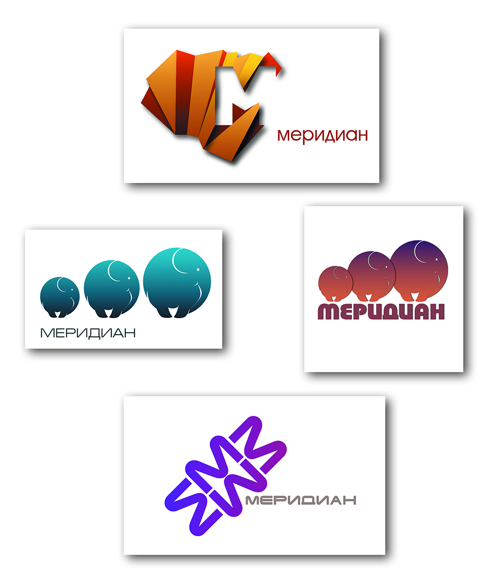 Logo set for "Meridian" outlet