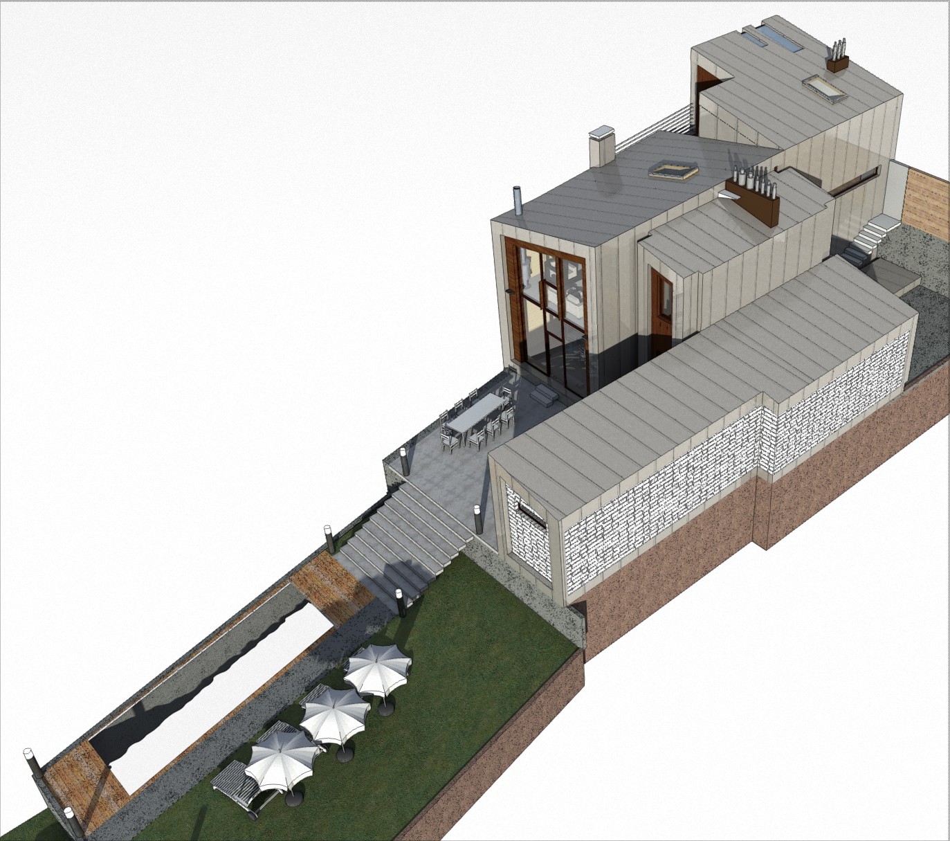 жилой частный дом