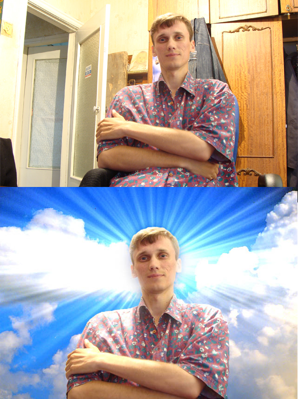 замена фона