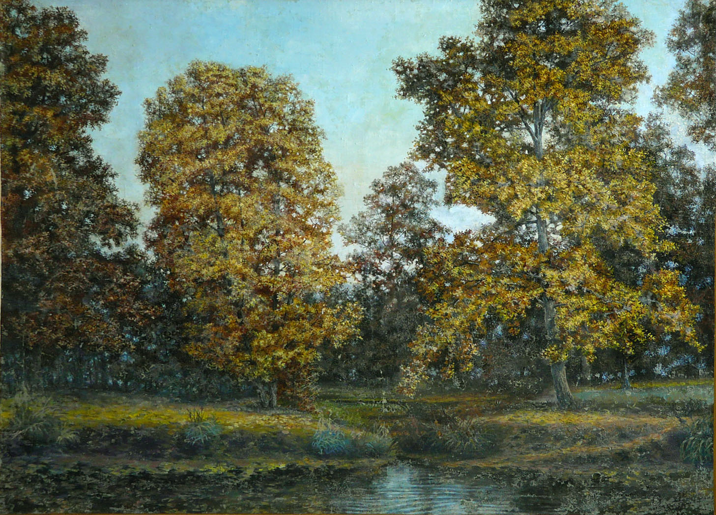 Осенний парк (холстмасло)