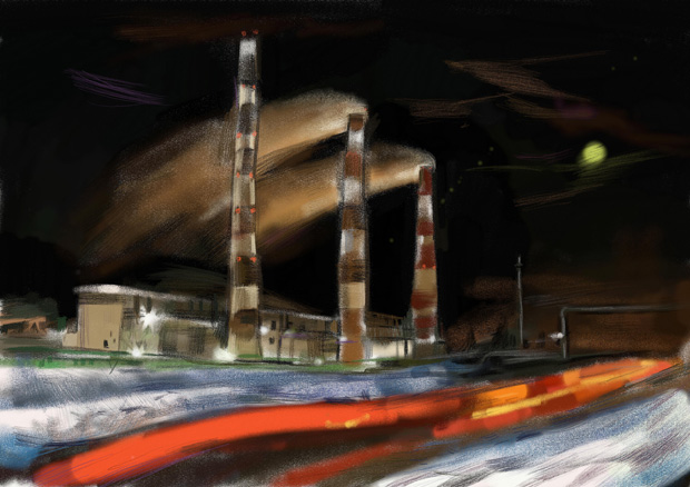 иллюстрация для календаря декабрь