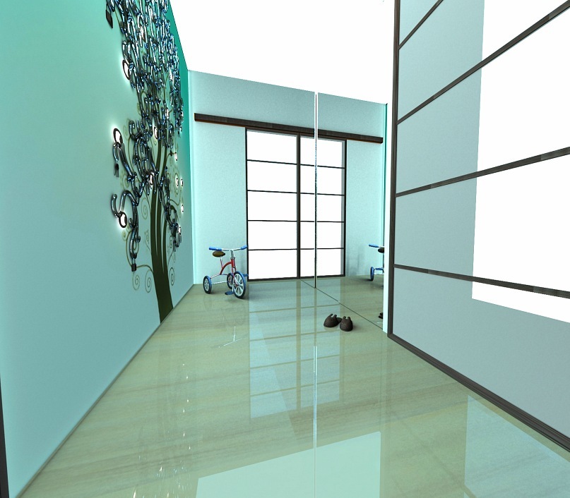 Дизайн проект квартиры. Прихожая.