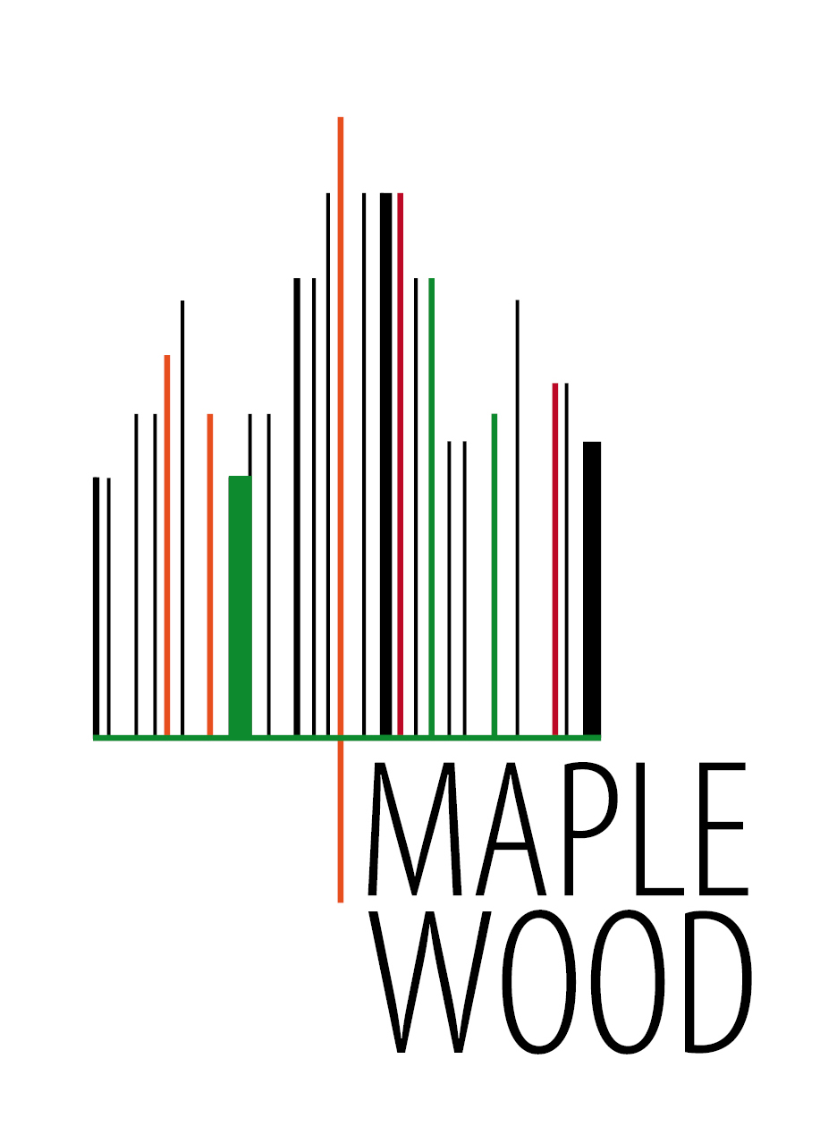 вариант логотипа для фирмы ландшафтного дизайна "MapleWood"