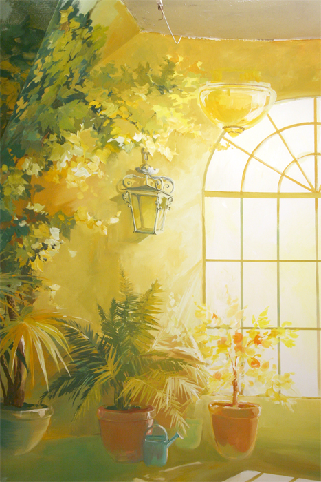 роспись стен (фрагмент)