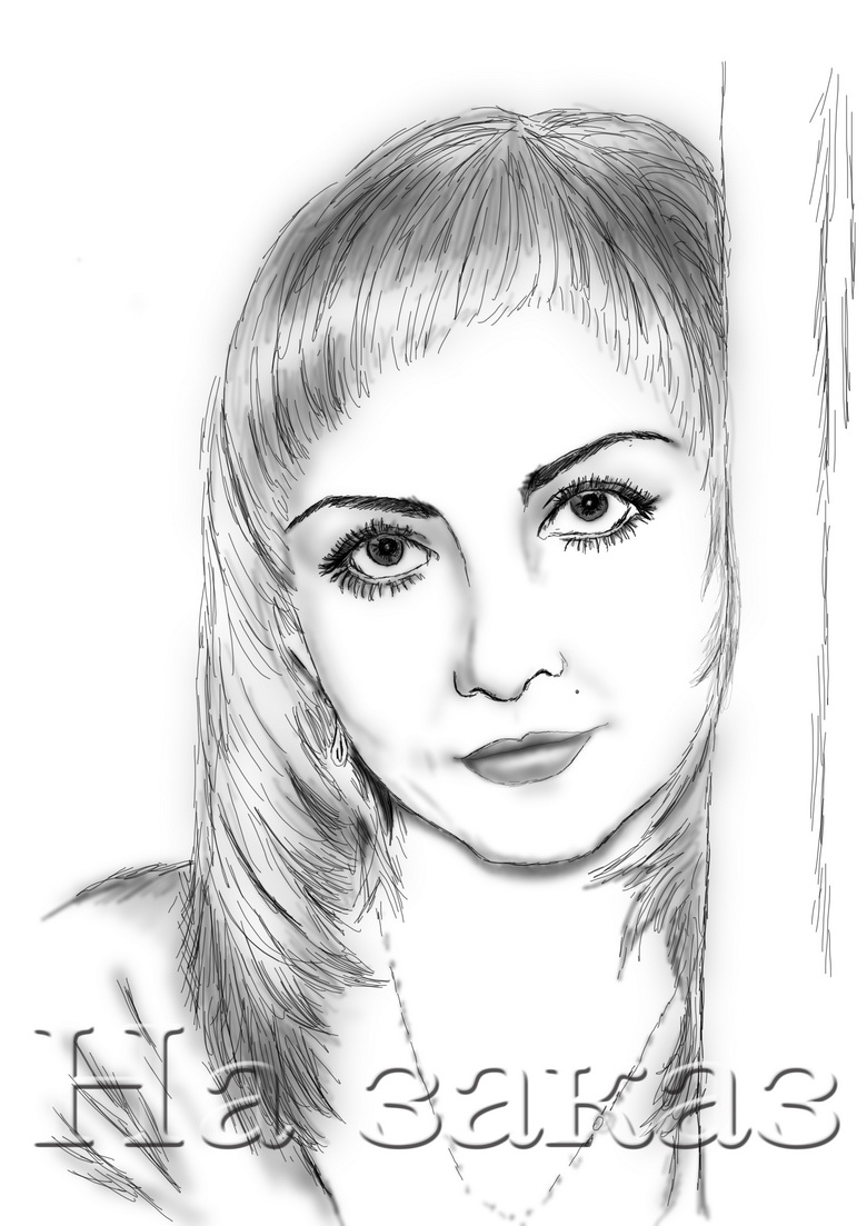 Портрет девушки на заказ (2)