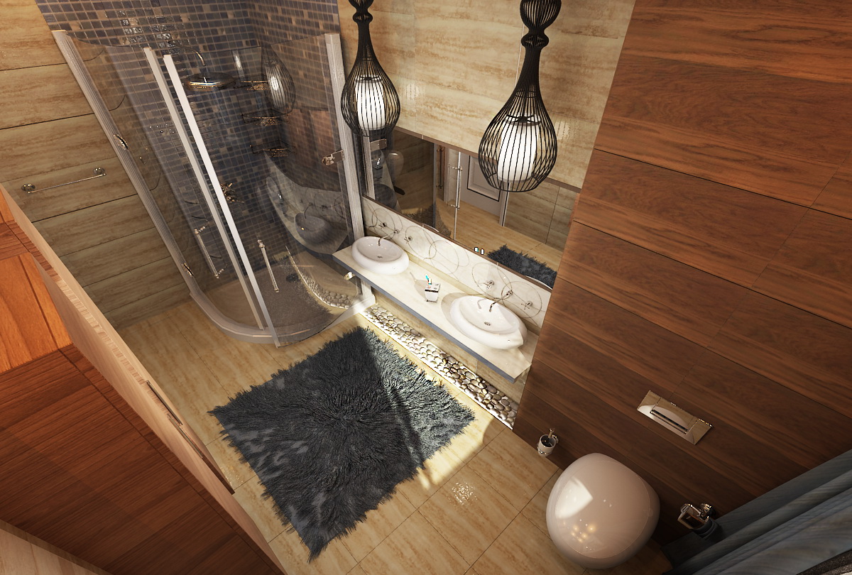 ванная при спальне эко